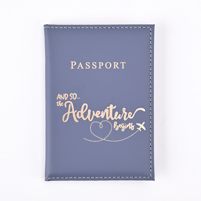 Attractive Pattern Passport Cover Ticket Clip Card Holder