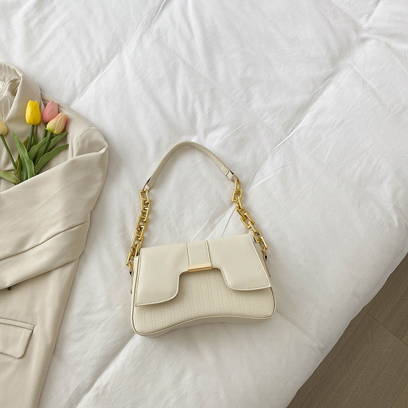 Women's Temperament Commute Chain Underarm Western Shoulder Bags