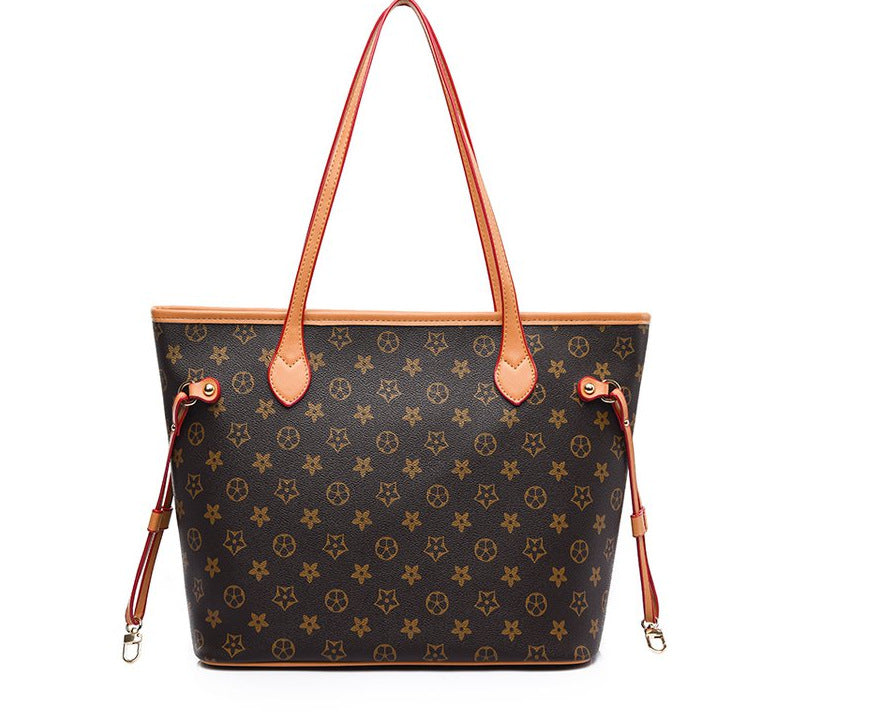Women's Large Capacity Fashion Retro Simple Printed Crossbody Bags