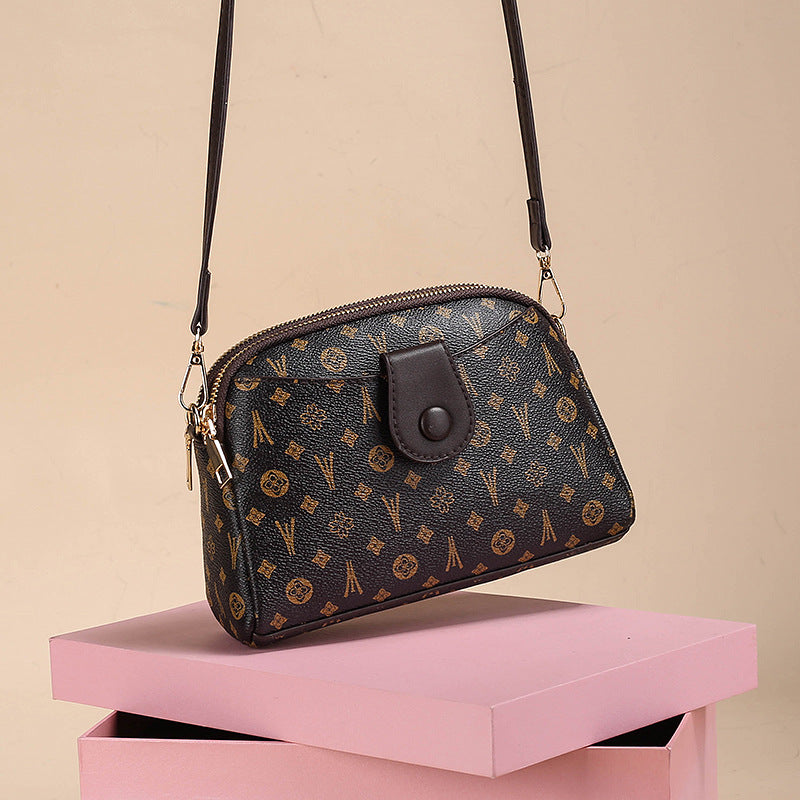 Mini Shell Korean Retro Printed Summer Mom Crossbody Bags