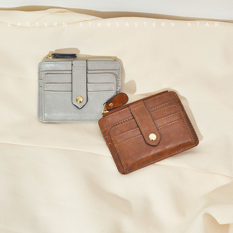 Charming Domestic Retro Minimalist Exquisite Korean Card Holder
