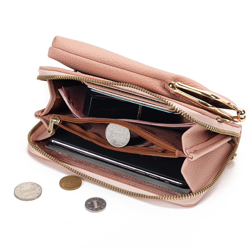 Women's Trendy Mini Touch Screen Cell Winter Ladies Wallets