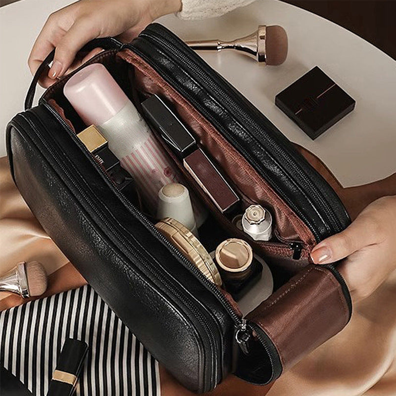 Women's Large Capacity Portable High-grade Makeup Brush Cosmetic Bags