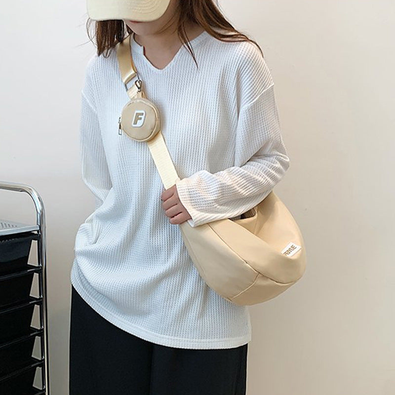 Large Capacity Canvas Summer Class One Crossbody Bags