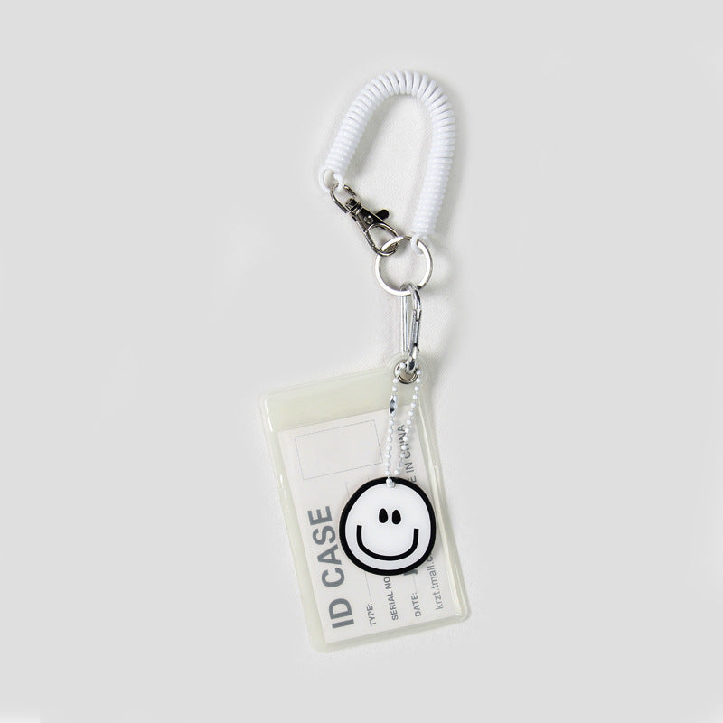 Transparent Candy Color Bus Pass Design Document Card Holder