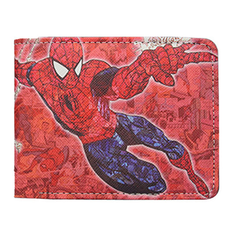 Men's Heros Short Black Spider Green Less Ladies Wallets