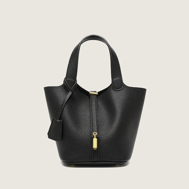 Women's Vegetable Basket Soft Leather Large Capacity Handbags