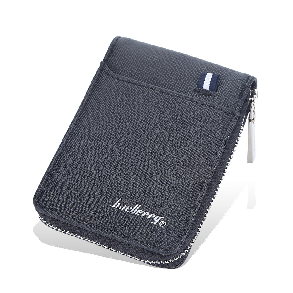 Men's Classy Expanding Document Fashion Zipper Men's Wallets