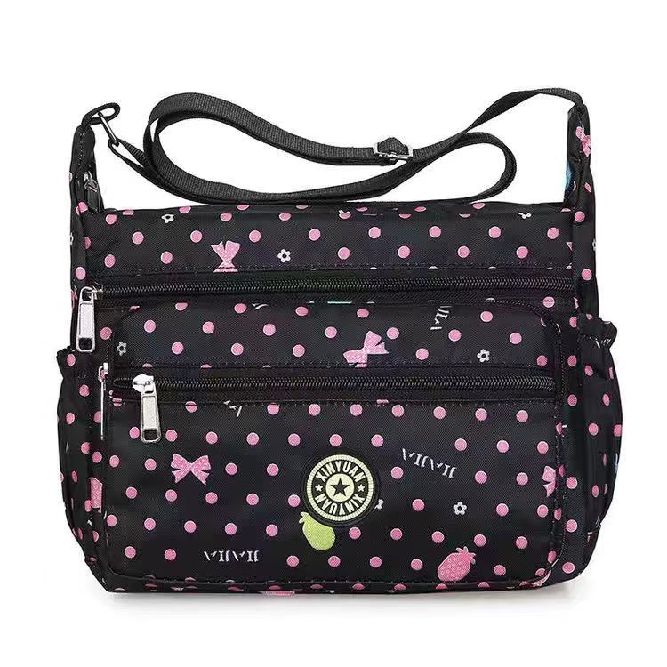 Women's Oxford Stall Large Capacity Leisure Flower Crossbody Bags