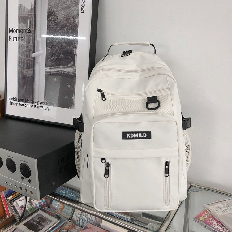 Women's High Korean College Mori Retro Canvas Backpacks