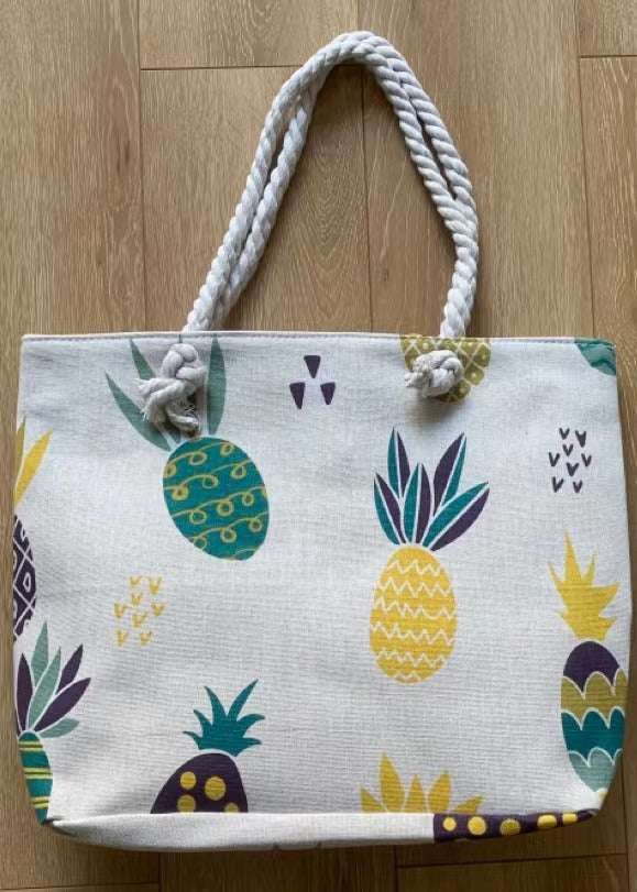 Women's Creative Printing Large Fashion Canvas Korean Shoulder Bags