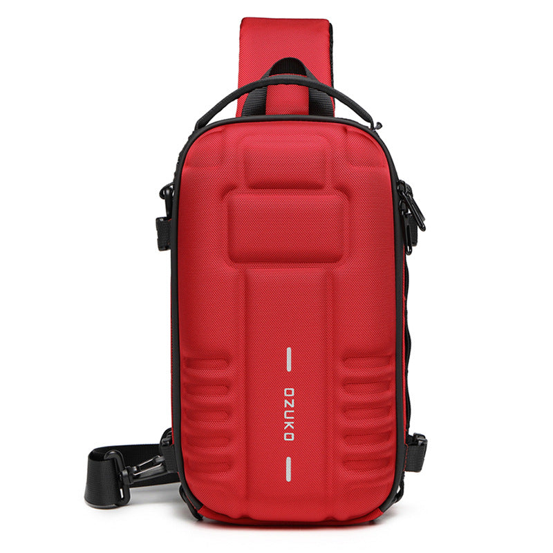 Attractive Men's Hard Shell Function Tactics Men's Chest Bags