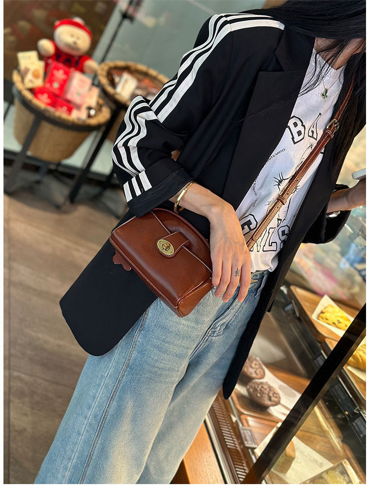 Women's Mother's Genuine Leather Mobile Mini Popular Shoulder Bags