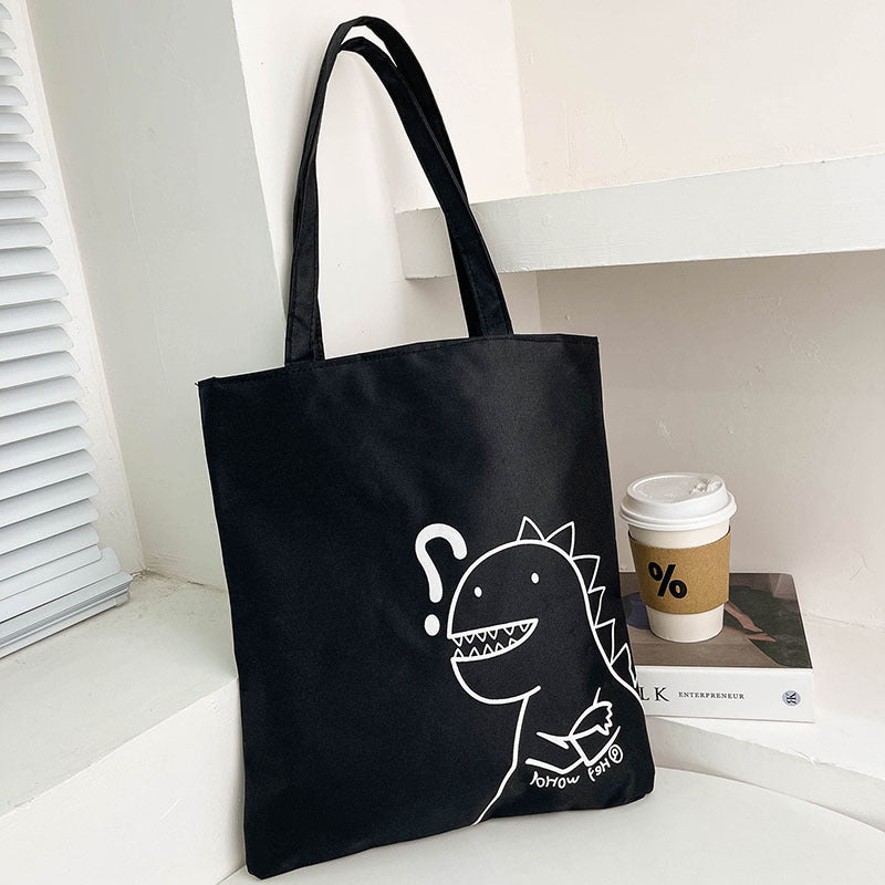 Women's Korean Style Trendy Large Capacity Canvas Autumn Shoulder Bags