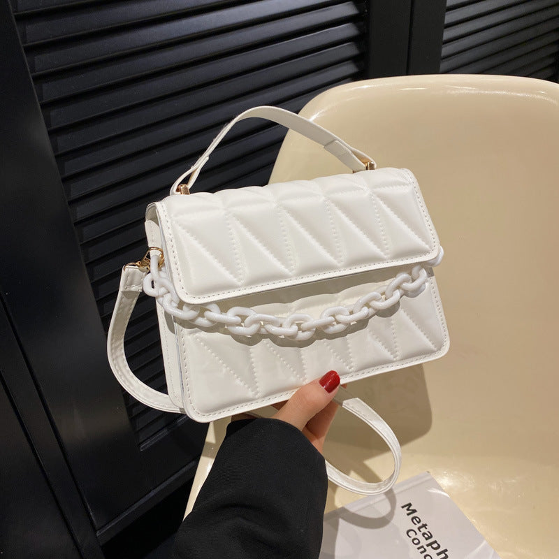 Comfortable Women's Fashion Portable Simple Rhombus Crossbody Bags