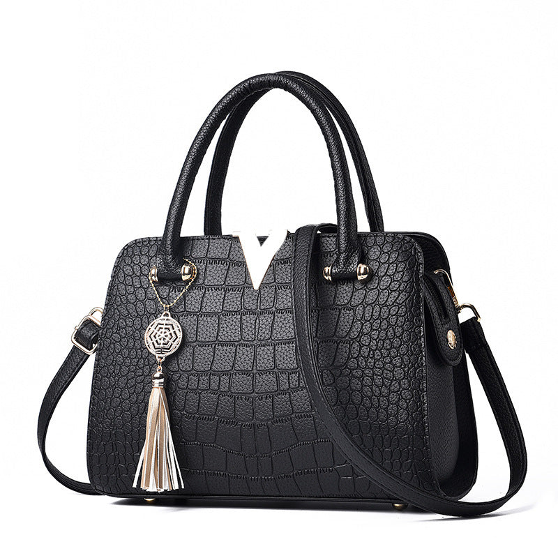 Women's Alligator Print Elegant Mother's Fashion Bags