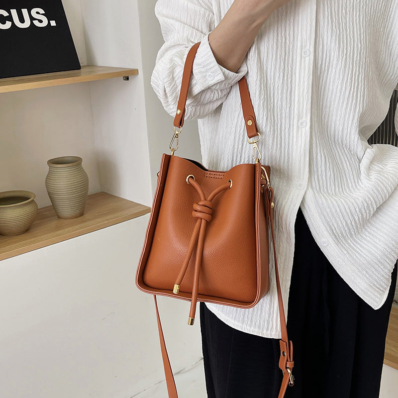 Women's Drawstring Material Handmade For Free Tutorial Shoulder Bags