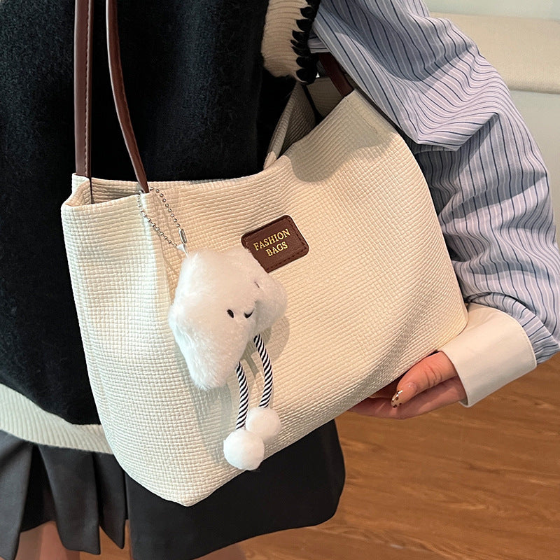 Women's Large Capacity Autumn Versatile Simple Fashionable Shoulder Bags