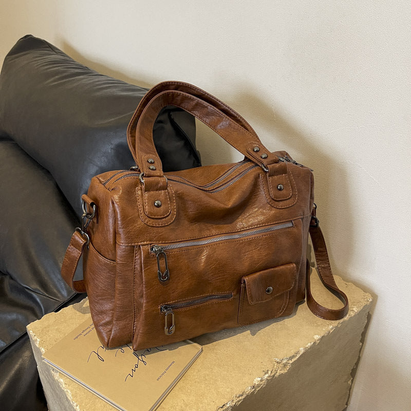 Women's Comfortable One Retro Large Capacity Shoulder Bags