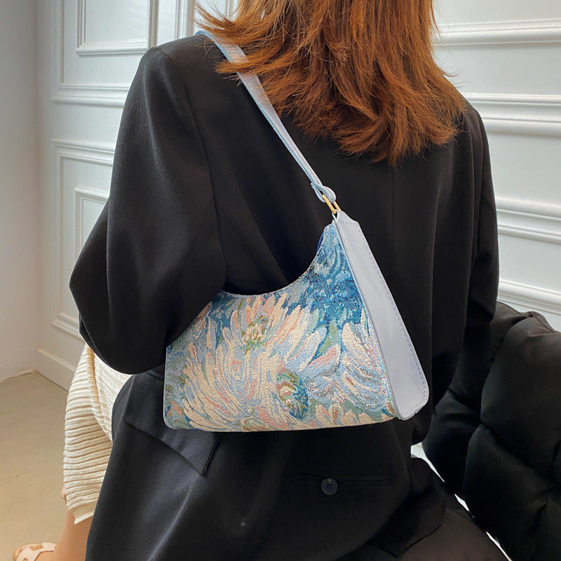 Women's Leisure Design Trendy Autumn Simple Underarm Shoulder Bags