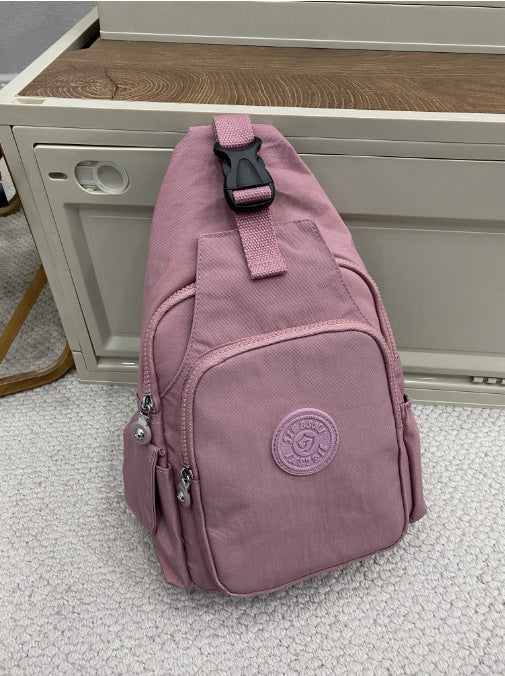 Women's Classic Washed Nylon Live Broadcast Backpacks