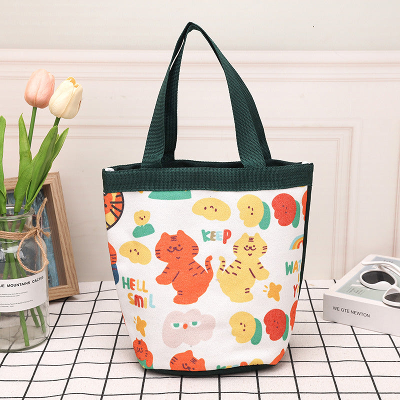 Gift Full Moon Cute Cartoon Lunch Handbags