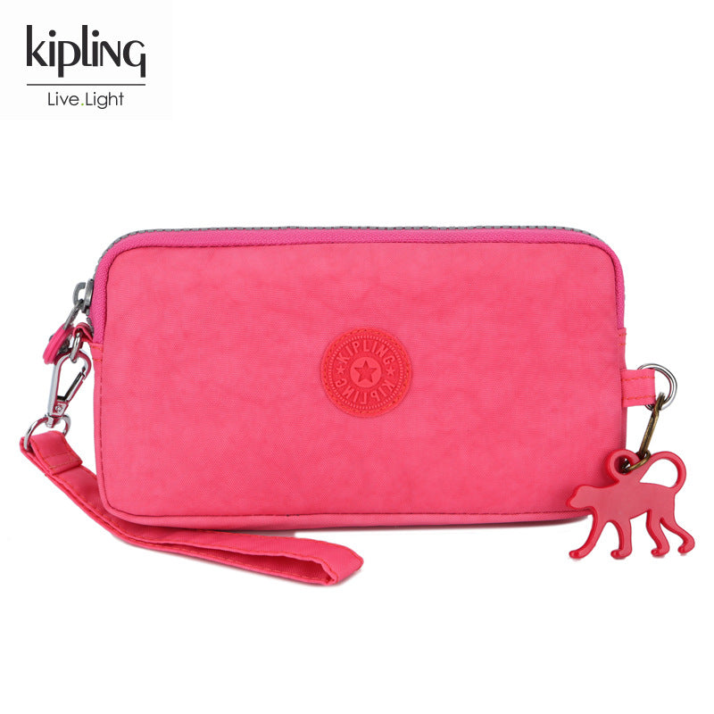 Women's Recruit Monkey Mini Canvas Accessory Kit Purses