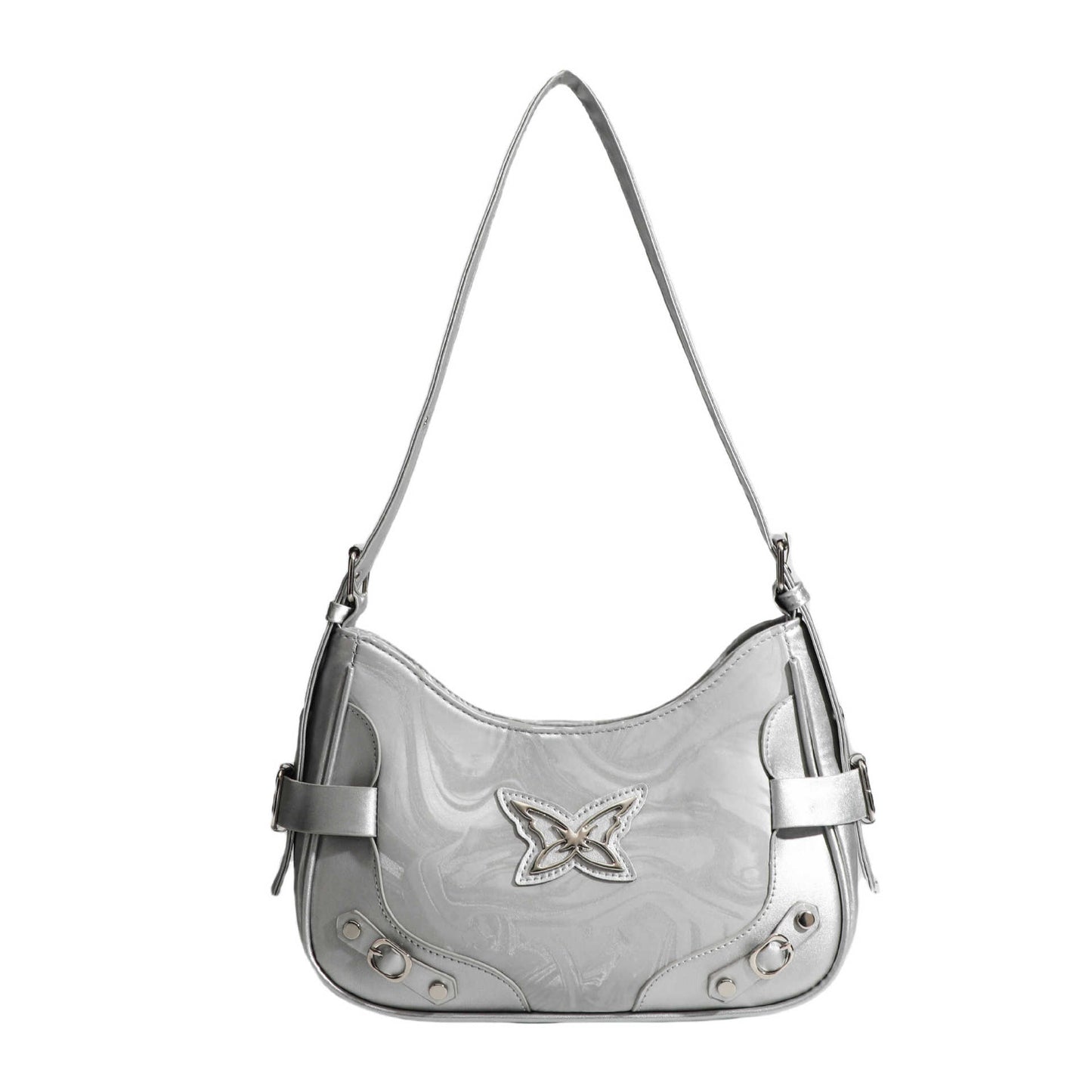 Fashion Underarm American Retro Butterfly Motorcycle Crossbody Bags