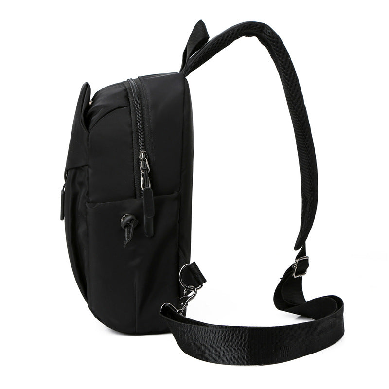 Men's Cycling Stylish Simple Campus Printable Men's Chest Bags