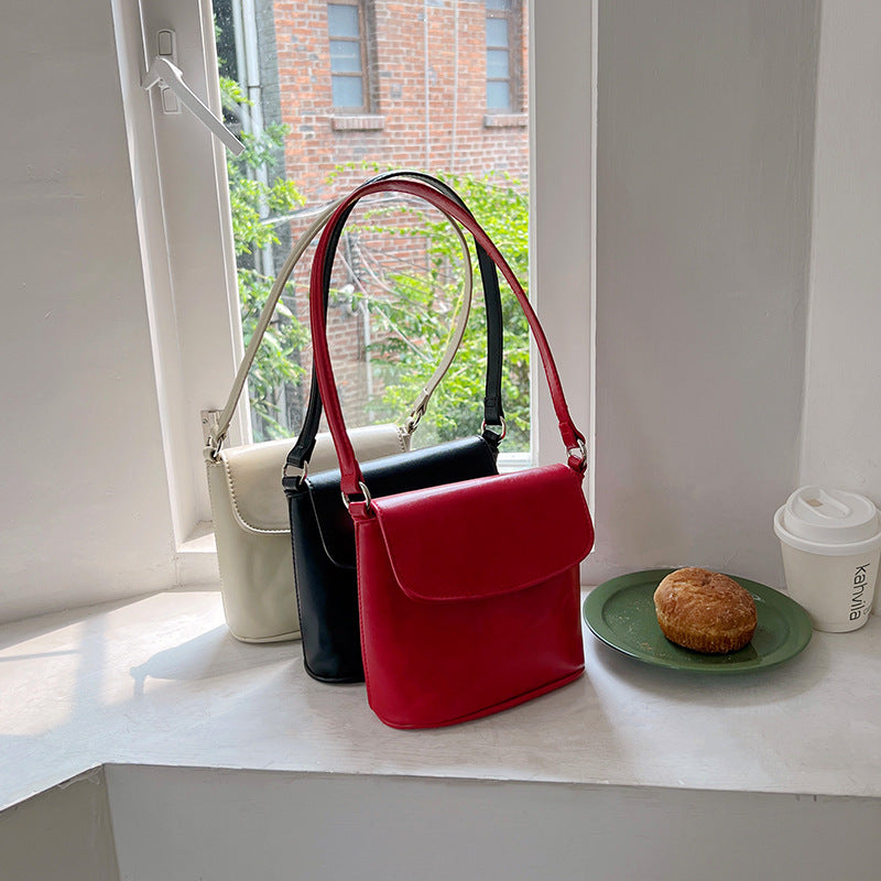 Women's Homemade Versatile High Quality Design Red Cross Bags