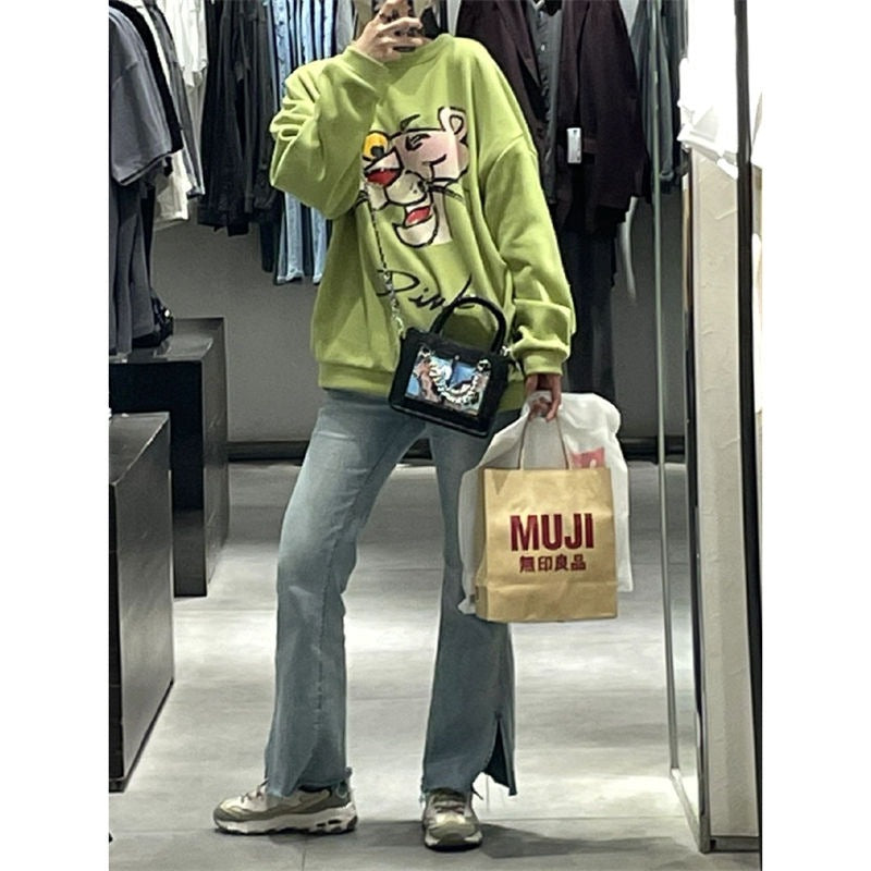 Women's Niche Spicy Transparent Versatile Daily Cartoon Shoulder Bags