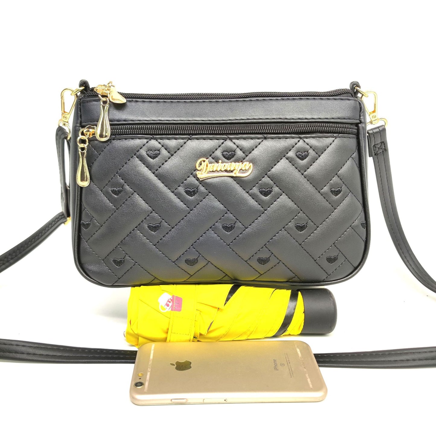 Women's Double Layer Embroidered Fashion Mom Shoulder Bags