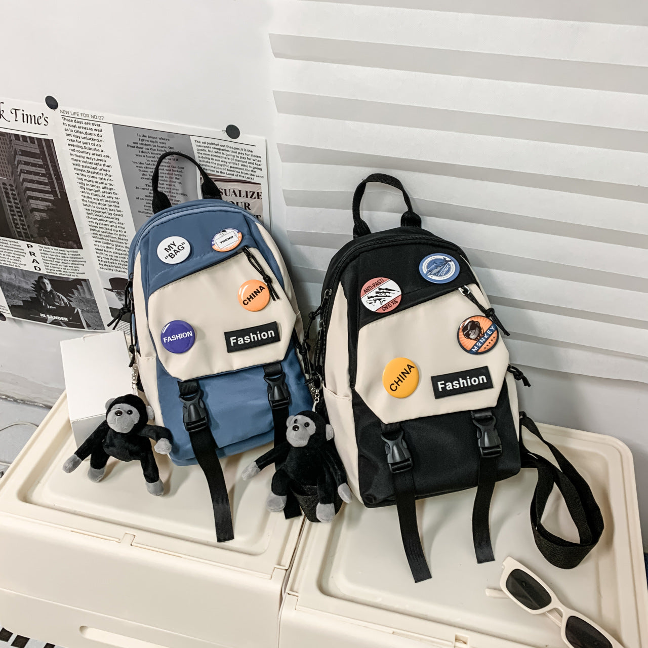 Men's Canvas Large Capacity Trendy Mobile For Bags