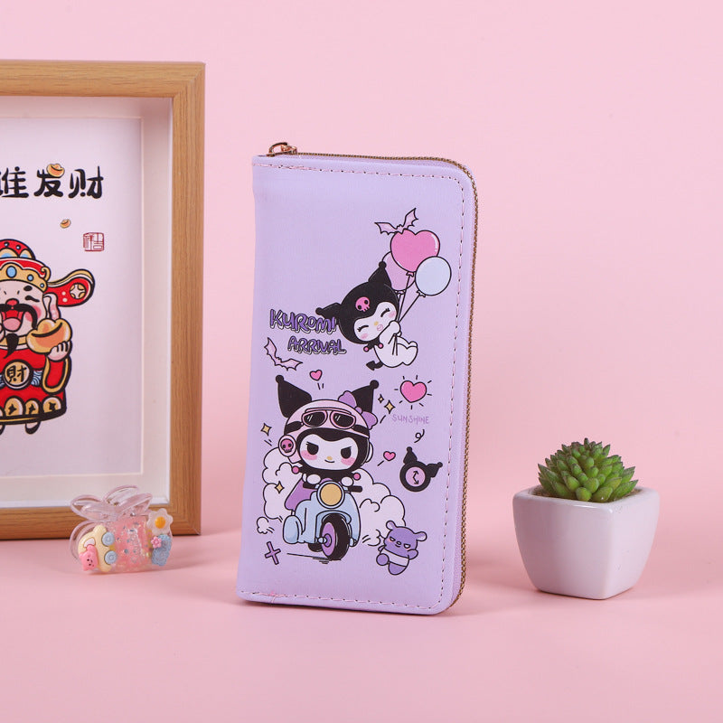 Women's Trend Creative Cartoon Cat Zipper Ladies Wallets
