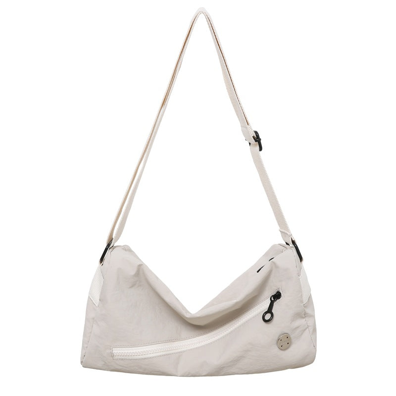 Women's Simple Waterproof Nylon Cloth Puff Series Shoulder Bags