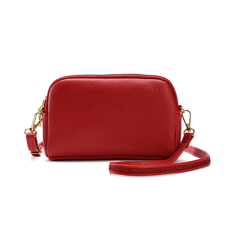 Women's One Large Capacity Shell Mobile Zipper Crossbody Bags