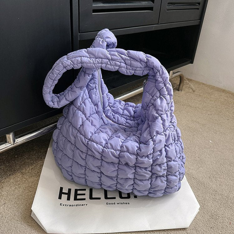 Women's Retro Trendy Large Capacity Color Matching Shoulder Bags
