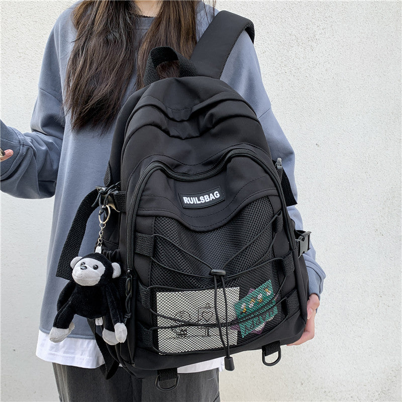 Personality Trend Cross Rope Female College Backpacks