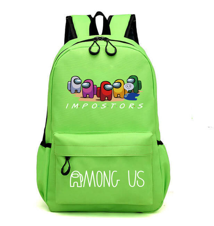 Children's Among Primary Space Werewolf Killing Surrounding The Backpacks