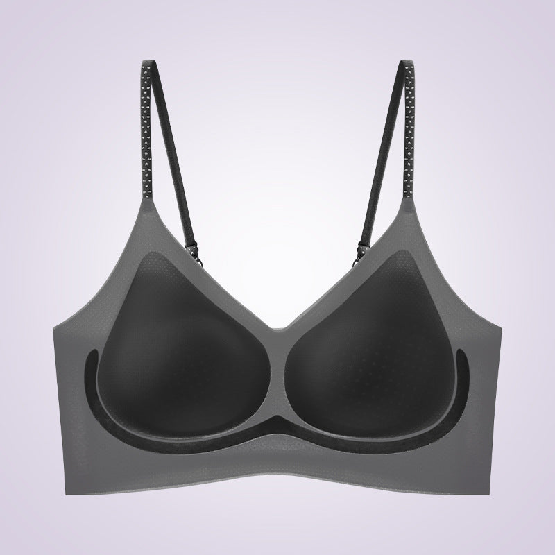 Women's Strap Seamless Underwear Summer Beauty Back Gathered Everyday Bras