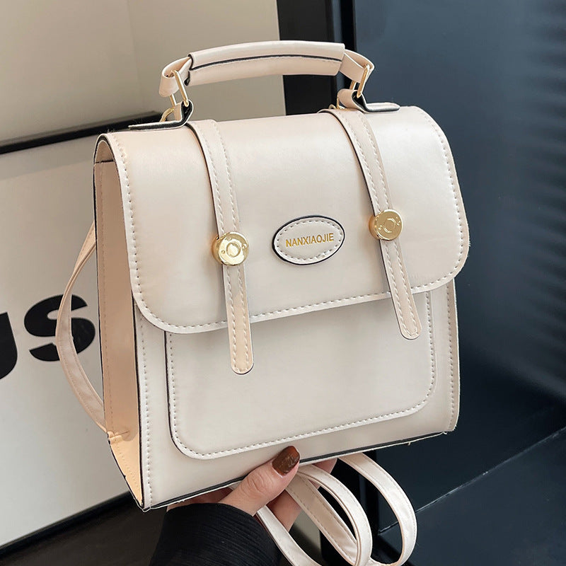 Popular Retro Textured Female Single Portable Backpacks