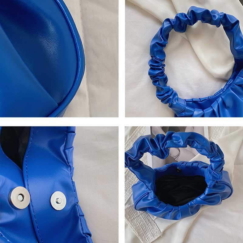 Women's Unique Underarm Candy Color Cloud Shoulder Bags
