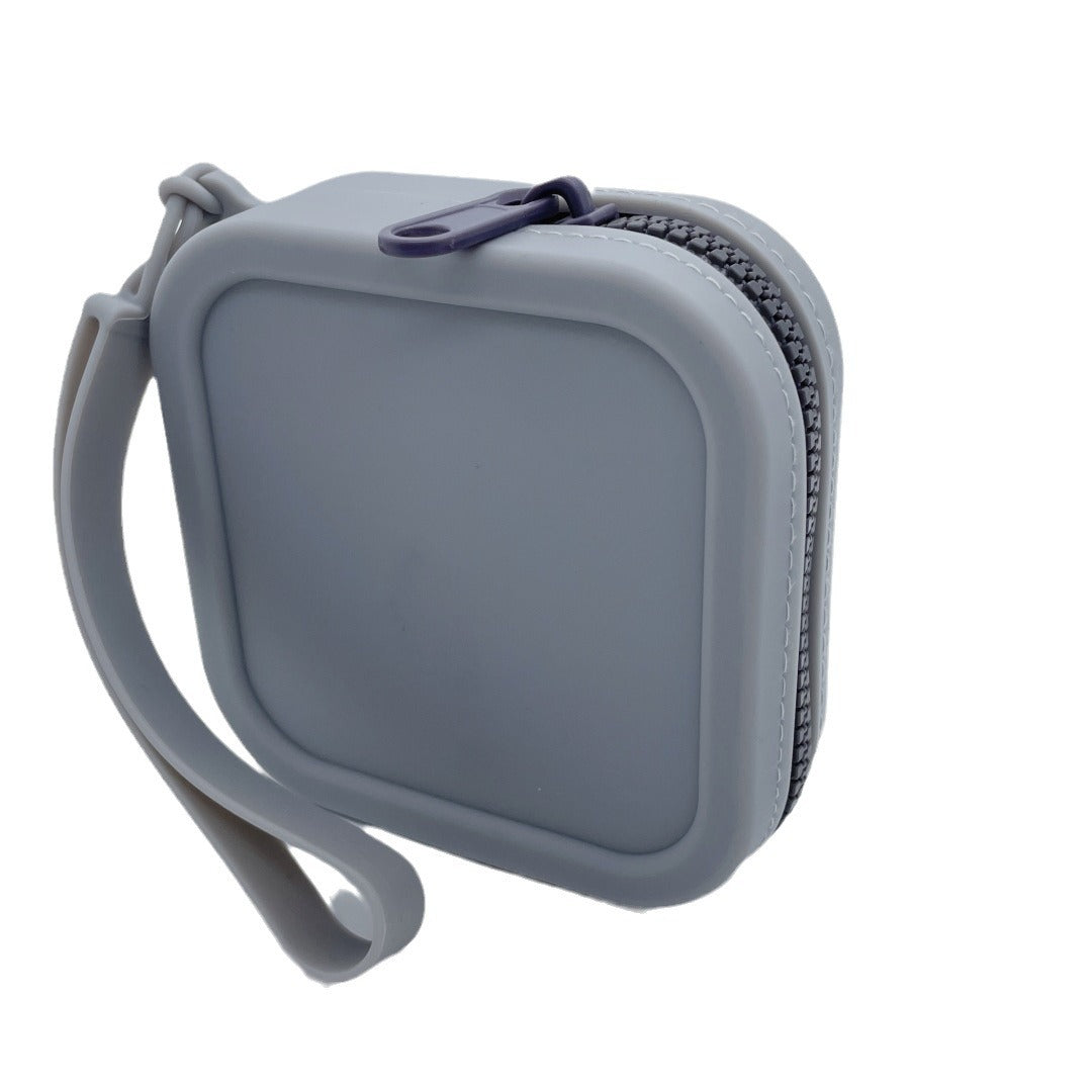 Change Storage Bank Headset Zipper Buggy Coin Purses