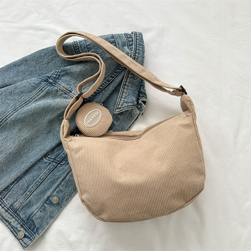 Color Simple Large Capacity Korean Style Shoulder Bags