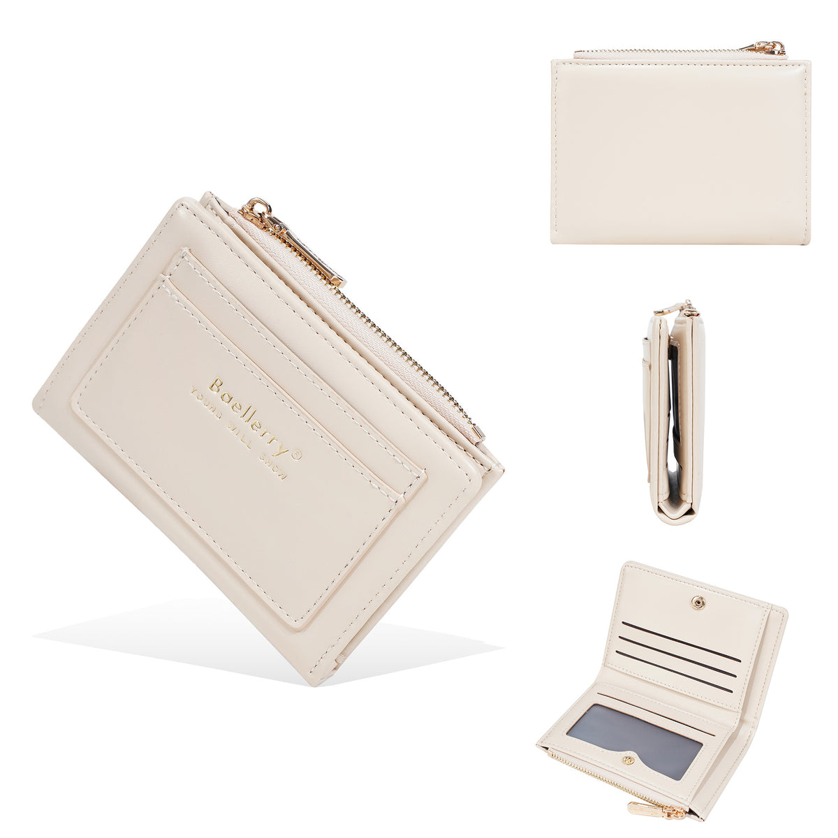 Women's Short Fashion Color Contrast Integrated High-grade Purses