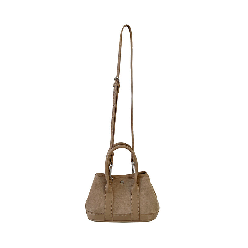 Durable Korean Suede Stitching Portable Design Bags