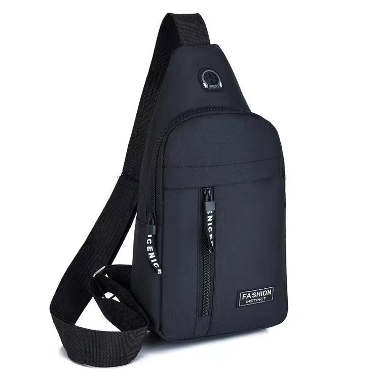 Men's Stylish Trendy Fashionable Headset Business Men's Chest Bags