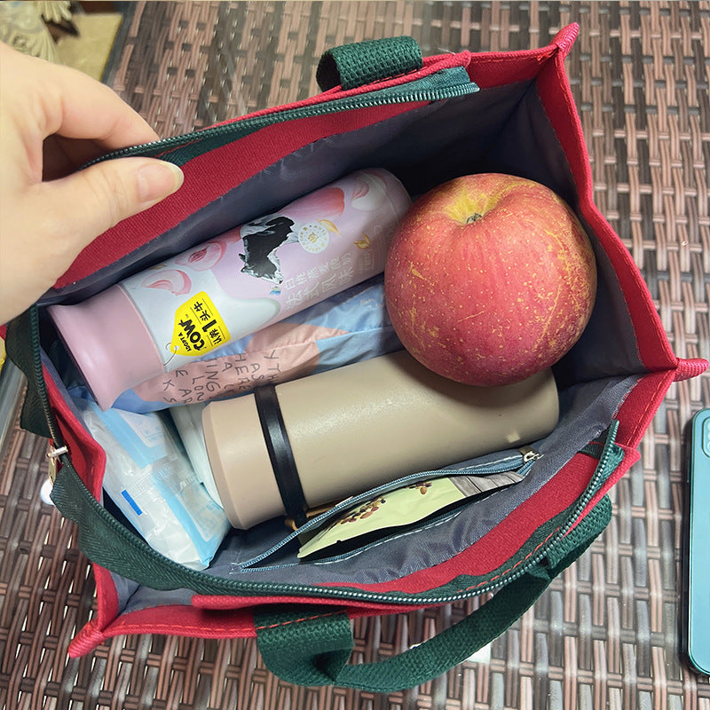 Cute Bear Lunch Box Hand Carrying Large Capacity For Handbags