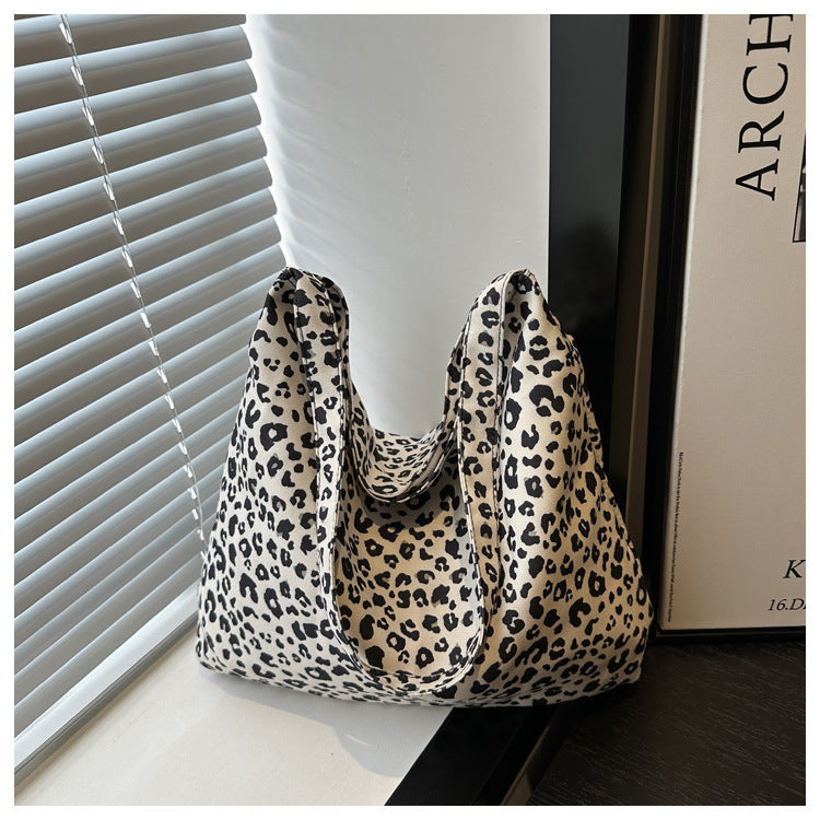 Women's Printed Trend Fashion Leopard Print Large Capacity Women's Shoulder Bag