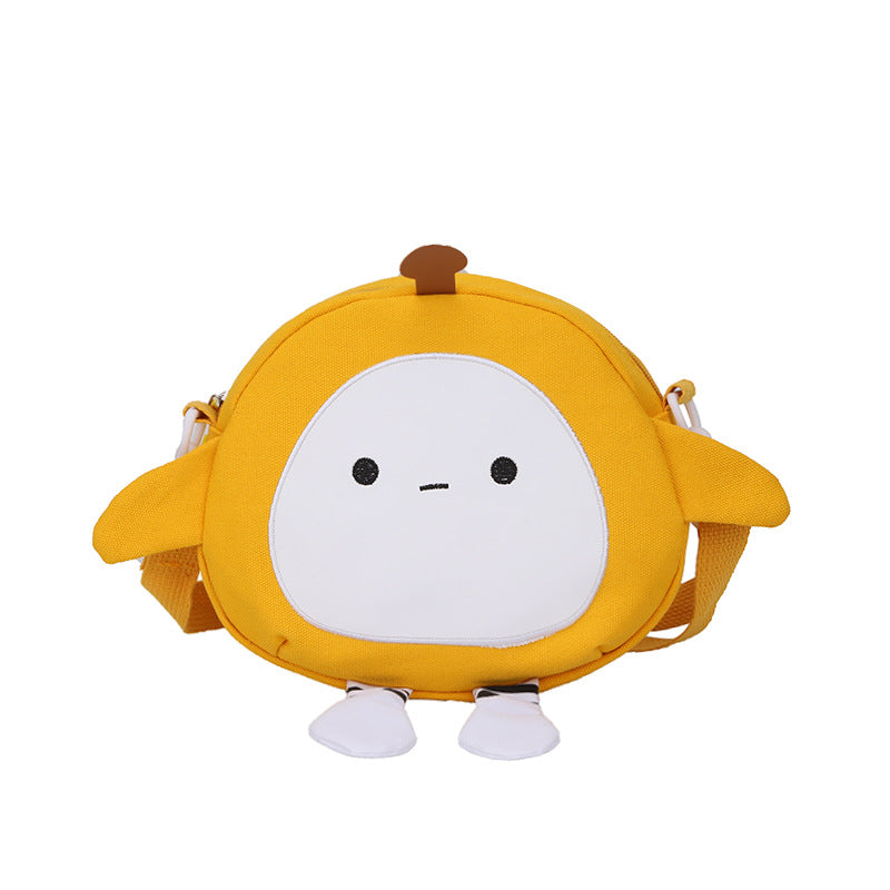 Puff Party Cute Cartoon Canvas Fashionable Crossbody Bags